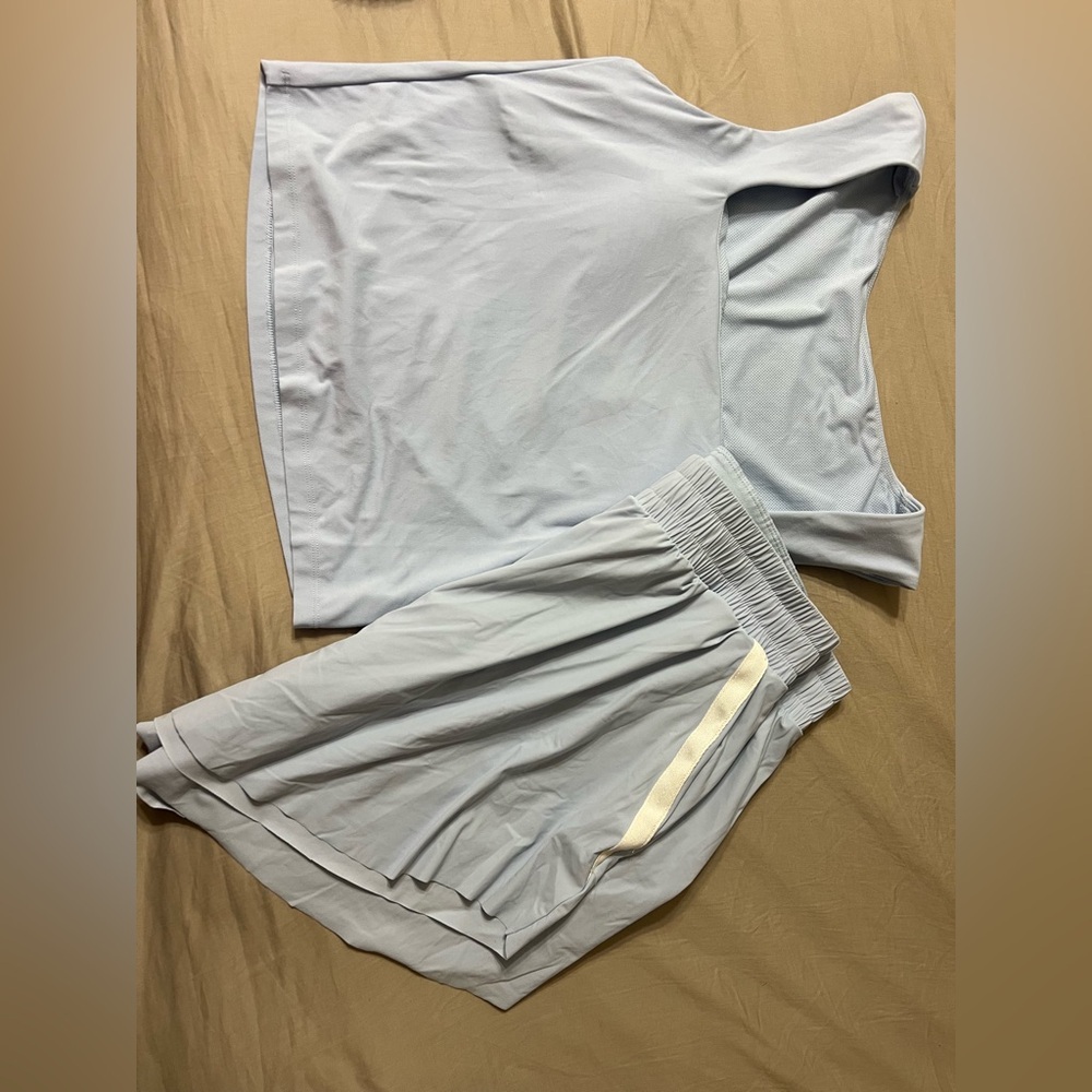 All in Motion Women's Light Blue Athletic Shorts